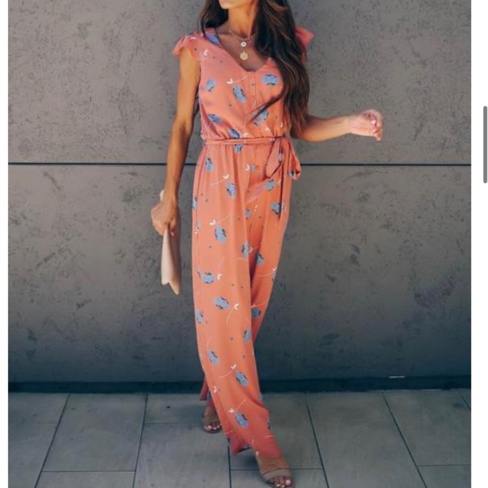 Floral jumpsuit